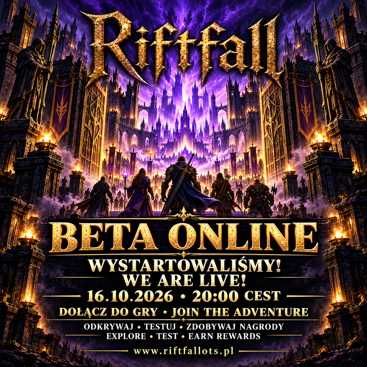Riftfall Beta - 16.10.2026, 20:00 CEST