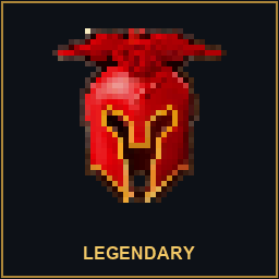 Legendary Demon Helmet animated game sprite