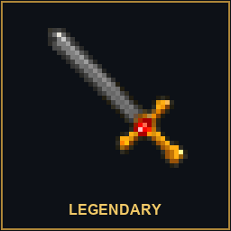 Legendary Magic Sword animated game sprite